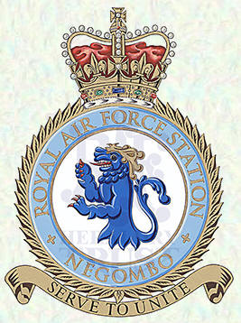 RAF Negombo badge