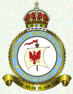 RAF Port Ellen badge