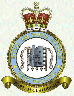 RAF West Mallinmg badge