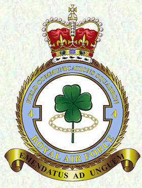 No 4 Field Communication Squadron badge