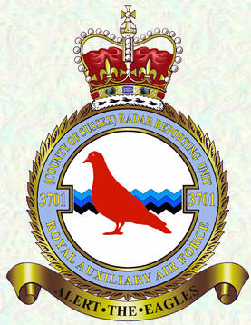o 3701 (County of Sussex) Radar Reporting Unit badge