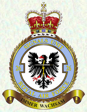 No 26 Signals Unit badge