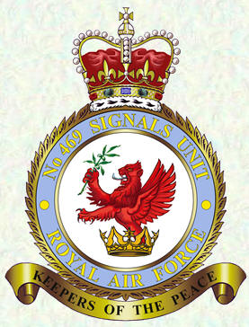 No 469 Signals Unit badge