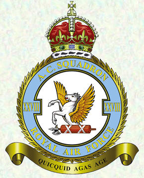 No 28 Squadron badge