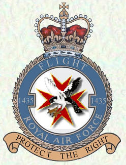 No 1435 Flight badge