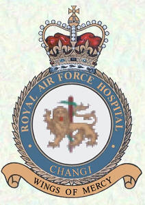 RAF Hospital Changi badge