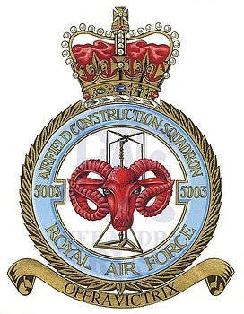 No 5003 Airfield Construction Squadron badge
