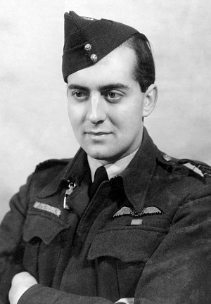 Official portrait of Acting Flight Lieutenant Michael Beetham taken in May 1944