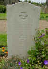 The headstone of Air Vice-Marshal William Cilahan in Cranwell churchyard