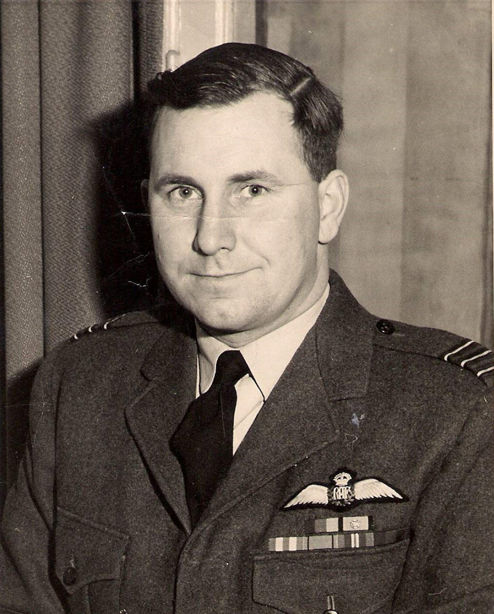 J E Innes-Crump as a Wing Commander