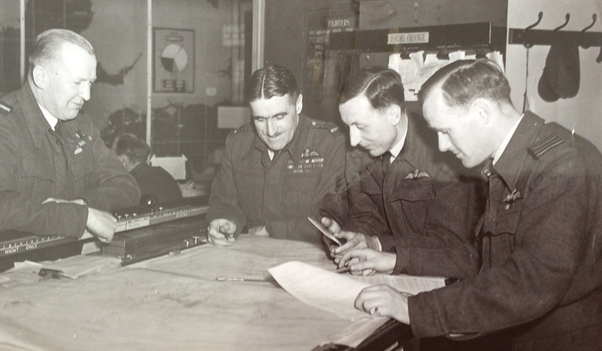 Wg Cdr J G Davis, No 19 (Maritime) Group Operations Room, 1944