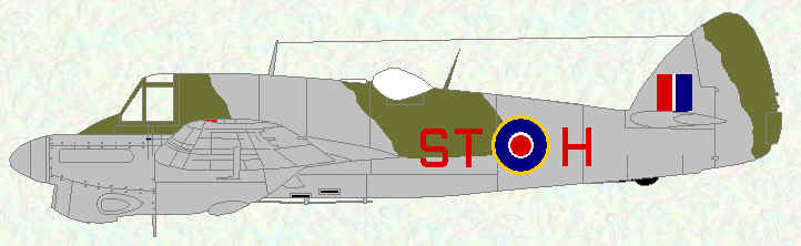 Beaufighter IIF of No 54 Operational Training Unit