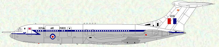 VC10 C Mk 1K of No 10 Squadron