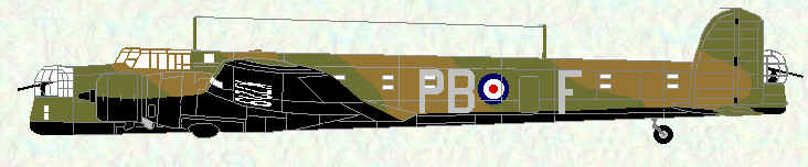 Whitley I of No 10 Squadron (PB code letters)