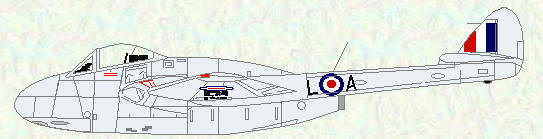 Vampire FB Mk 5 of No 11 Squadron