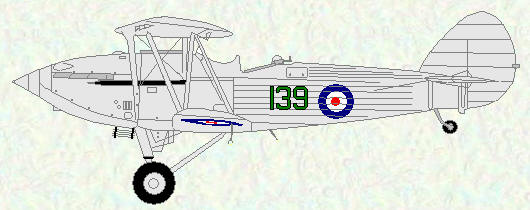 Hawker Hind of No 139 Squadron