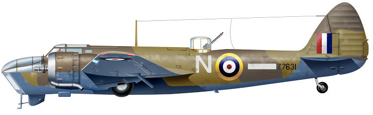 Blenheim IV Z7641 of No 14 Squadon