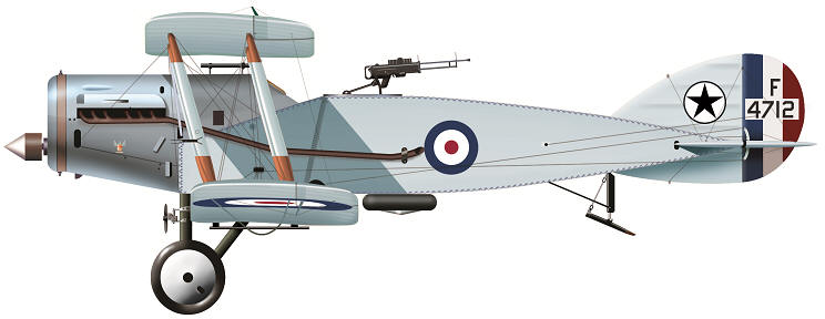 Bristol F2B F4712 of No 14 Squadon