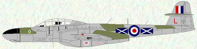 Meteor NF Mk 11 of No 151 Squadron (1954)