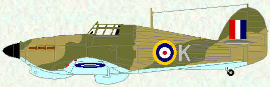 Hurricane I of No 185 Squadron (Malta - 1941)