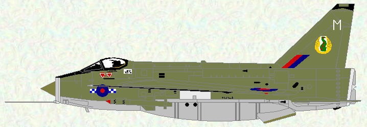 Lightning F Mk 2A of No 19 Squadron