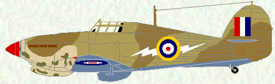 Hurricane I of No 208 Squadron (July 1942)