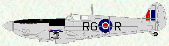 Spitfire IX of No 208 Squadron