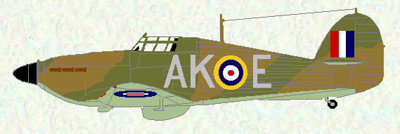 Hurricane I of No 213 Squadron