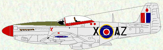 Mustang IV of No 234 Squadron 