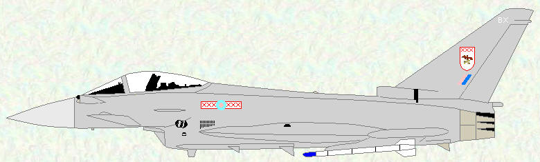 Typhoon F Mk 2 of No 29 (Reserve) Squadron
