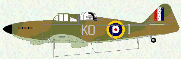 Defiant I of No 2 Squadron