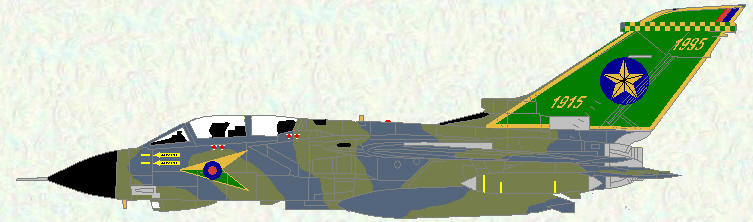 Tornado GR Mk 1 of No 31 Squadron (Anniversary markings)