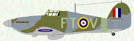 Hurricane IIb of No 43 Squadron (1941)