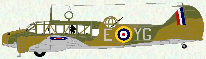 Anson I  of No 502 Squadron
