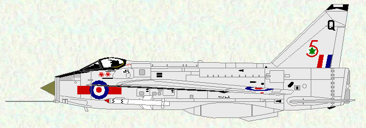 Lightning F Mk 3 of No 5 Squadron