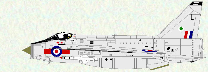 Lightning F Mk 3A of No 5 Squadron