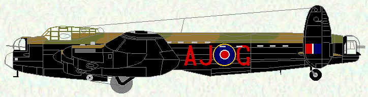 Lancaster III (Special) of No 617 Squadron - (Flown by Wing Commander Guy Gibson during Operation Chastise, May 1943)