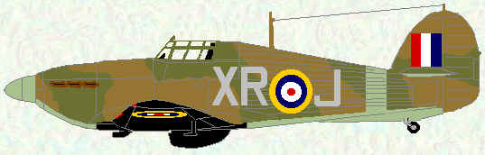 Hurricane I of No 71 Squadron ( early 1941)