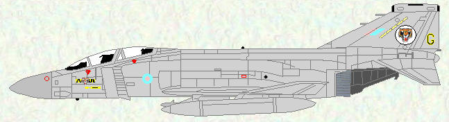Phantom F Mk 3 (F4(UK)) of No 74 Squadron