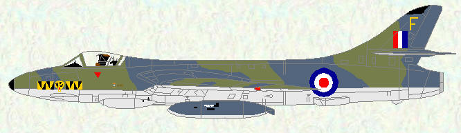 Hunter F Mk 6 of No 74 SQuadron