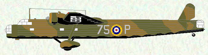 Harrow of No 75 Squadron