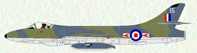 Hunter F Mk 6 of No 229 Operational Conversion Unit (No 79 (Shadow) Squadron)