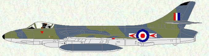 Hunter FGA Mk 9 of No 79 Squadron (Tactical Weapons Unit/No 1 TWU)