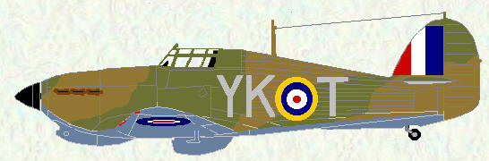 Hurricane I of No 274 Squadron (also used by No 80 Squadron - 1940)
