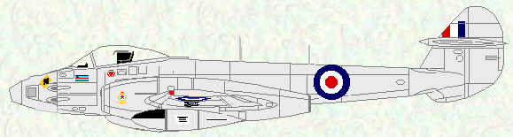 Meteor PR Mk 10 of No 81 Squadron