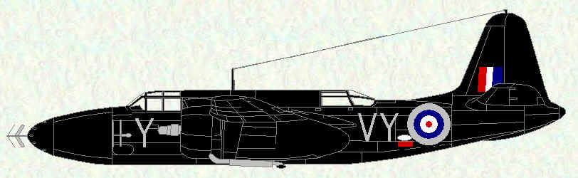 Havoc I Night Fighter of No 85 Squadron