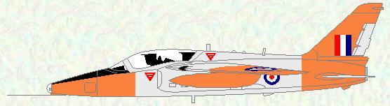 Gnat T Mk 1 - original 'dayglo' scheme