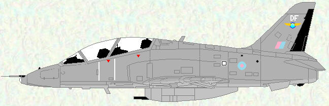 Hawk T Mk 1A of No 208 (Reserve) Squadron