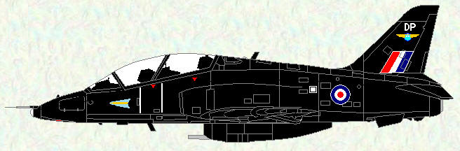 Hawk T Mk 1W of No 208 (Reserve) Squadron