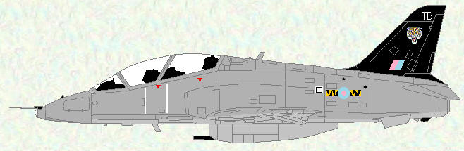Hawk T Mk 1A of No 74 Squadron